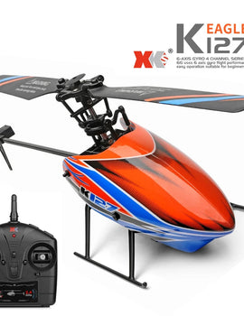 WLtoys XKS RC Helicopters K127 6-Aixs Gyroscope 2.4G 4CH Single Blade Propellor Gyro Mini RC Helicotper for Gift RC Toy V911