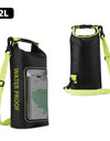 2L Dry Bag Touch Screen Waterproof Bags For Trekking Drifting Rafting Surfing kayak Outdoor Sports Bags Camping Equipment XA394Q