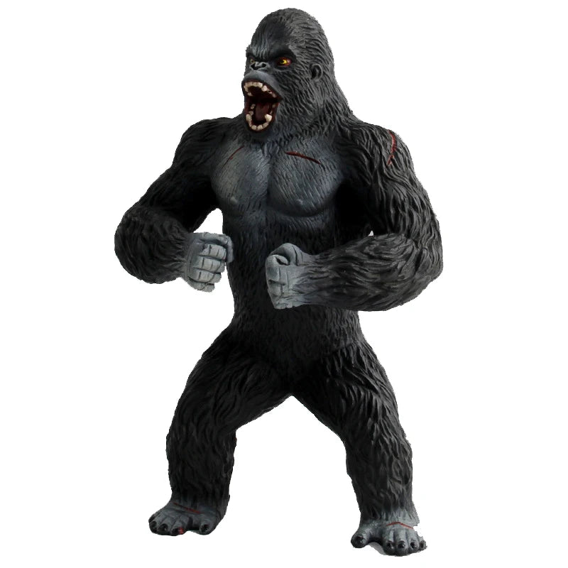 King Kong Gorilla Action Toys Figures Orangutan Cartoon Figurines Collection Model Big Chimpanzee Animal Dolls Boy Children Gift