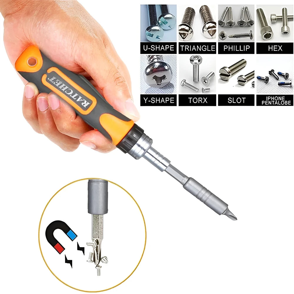 Multi Tools Screwdriver Set Ratchet Socket Wrench Combination Toolbox Hardware Precision Screw Bits Hand Tool Sets