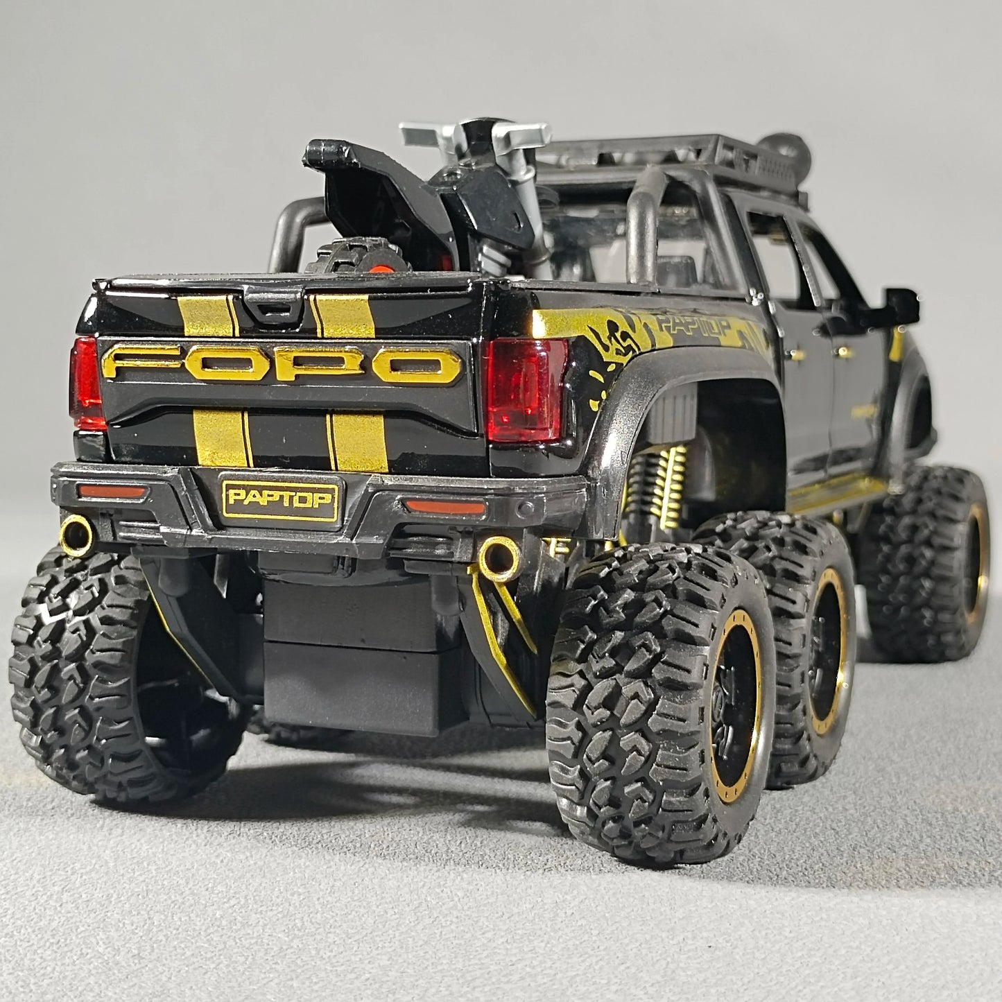 1:28 F150 Off Road Pickup Truck Alloy Diecast Model Car High Simulation Collections Home Trendy Toy Birthday Gift For Friend Boy