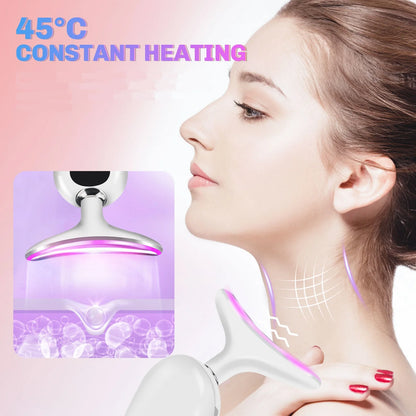 EMS Face Neck Lift Beauty Device Facial Massager Double Chin Remover Skin Rejuvenation Tightening