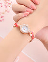 New Fashion Rhinestone Watches Women Luxury Brand Stainless Steel Bracelet watches Ladies Quartz Dress Wrist watches