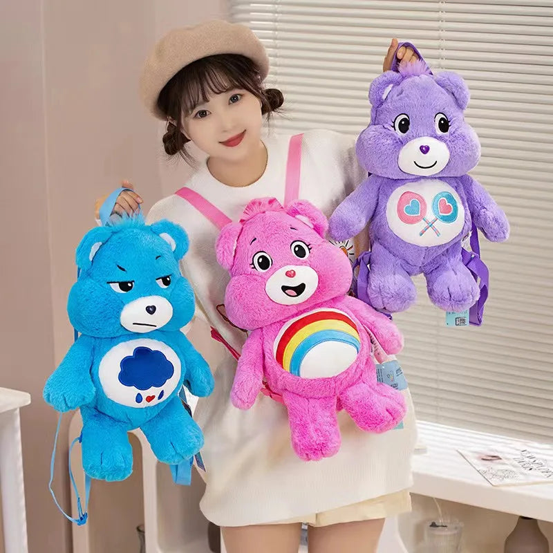 Kawaii Plush Bear Backpack Soft Shoulder Bag