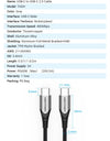 USB Type C To USB C Cable PD60W Fast Charging Cable USB C Cable for iPhone 16 15 Quick charge Cables 3A C Wire Data Sync