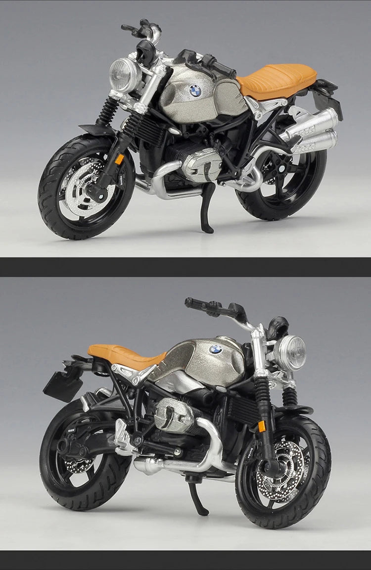 1 18 Scale BMW R Nine T Scrambler Diecast Motorcycle Model