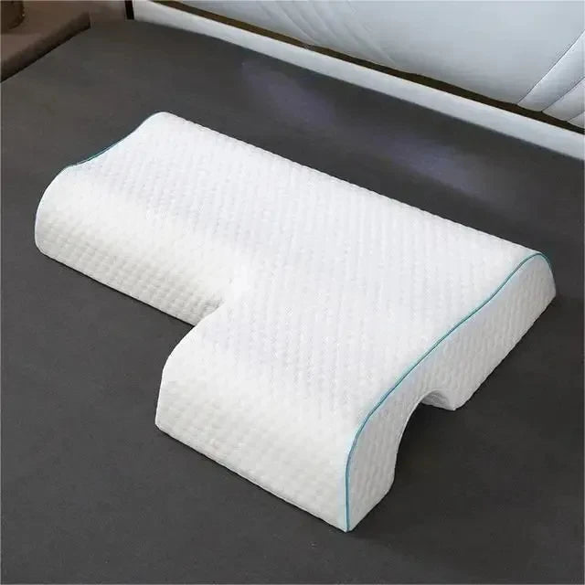 Left Arm Couple Pillow Orthopedic Memory Foam Protect Cervical Vertebra Release Arm Pain Pressure Pillow for Side Sleeper