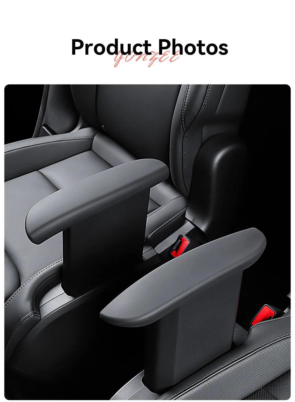 Silicone Armrest Protector Cover for Tesla Model YL Second Row Handrail