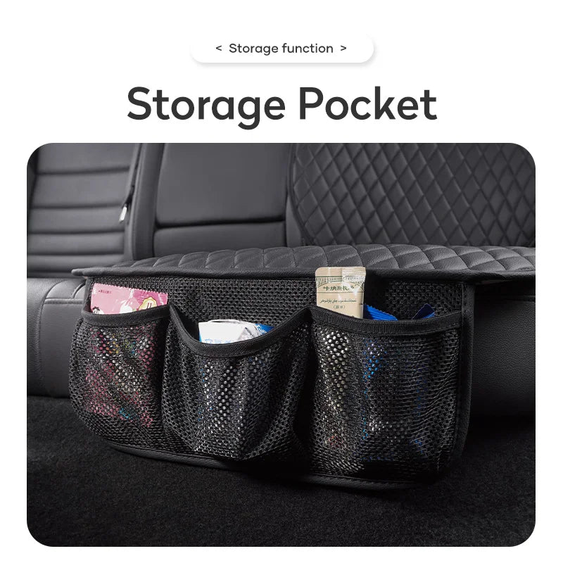 Karcle Car Seat Cover Protector for Child Kids PU Leather Car Seat Cover Mats Pad Protection Auto Rear Seat Covers Car Cushion