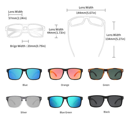 Wrap Frame Retro Decorative Photochromic Classic Polaroid Women Men Versatile Pattern Sunglasses UV400 Goggles