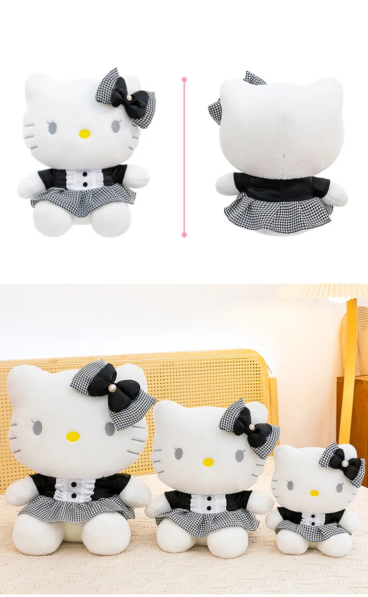 Black Cat Character Plush Stuffed Doll Pillow Toy