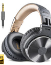 Wired HiFi Headphones Professional Studio DJ Headphones With Mic Over Ear Hi-Res Headset Monitoring For AMP Guitar Phone
