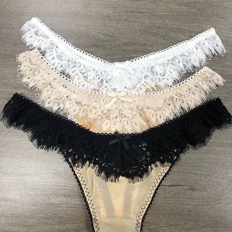 Custom Thong Name Crystal Letters woman Lace G-String Underwear Personalized Panties Customized Name Underpants Briefs