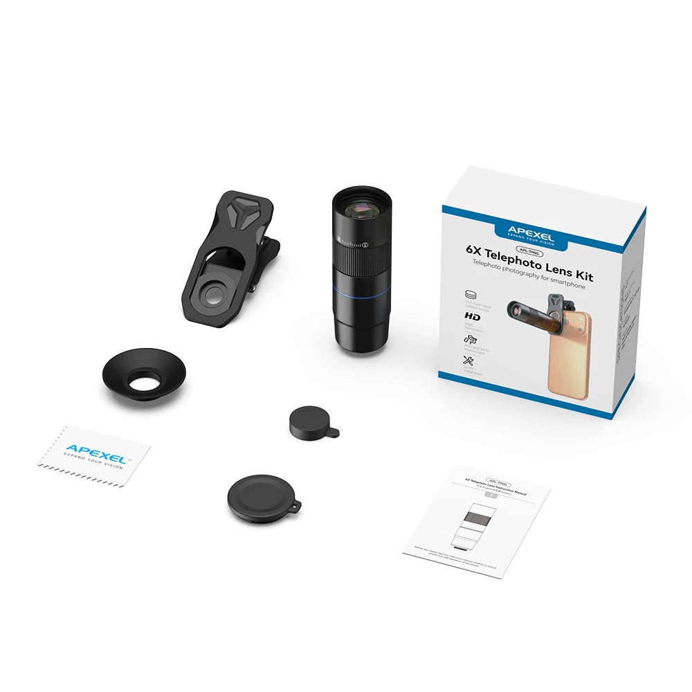 6X Mobile Phone Telephoto Zoom Lens