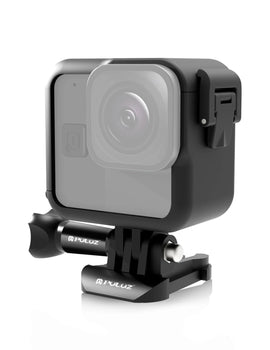 for GoPro Hero11 Black Mini PC Plastic Border Frame with Buckle Basic Mount & Screw for Gopro Sports Action Cameras