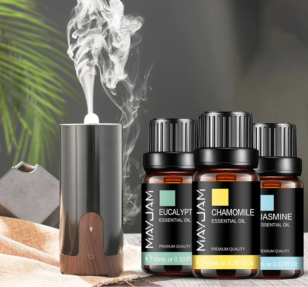 Chamomile Eucalyptus Jasmine Essential Oils For Humidifier Diffuser Rosemary Lemongrass Ginger Myrrh Thyme Scented Oils