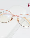 Retro Cat Eye Butterfly Eyewear Ultra Light Alloy Spectacle Optical Prescription Glasses Frames