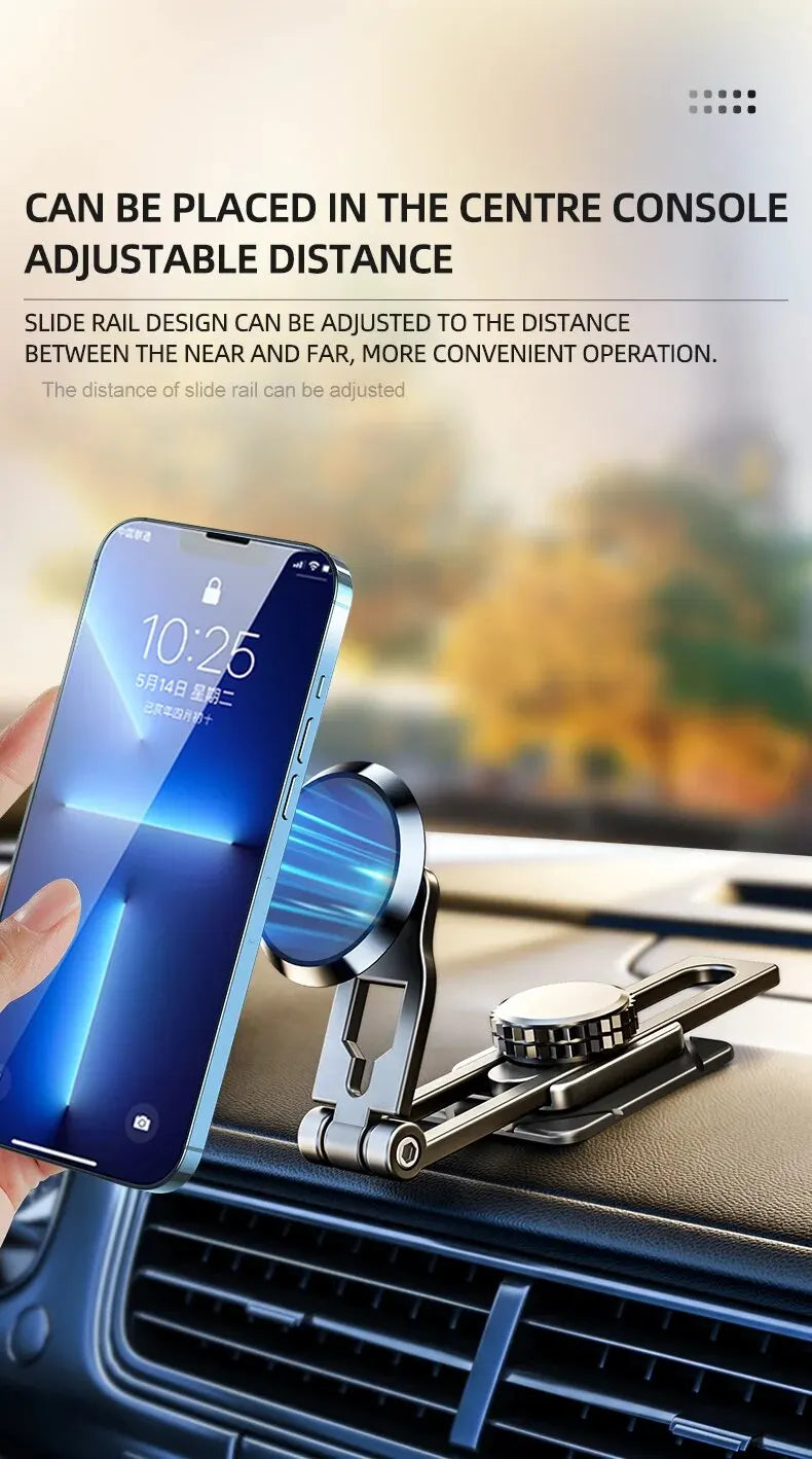 720  Car Phone Holder Stand Levitation Screen Alloy Dashboard Car Mount Smartphone Mobile Support In Car Bracket
