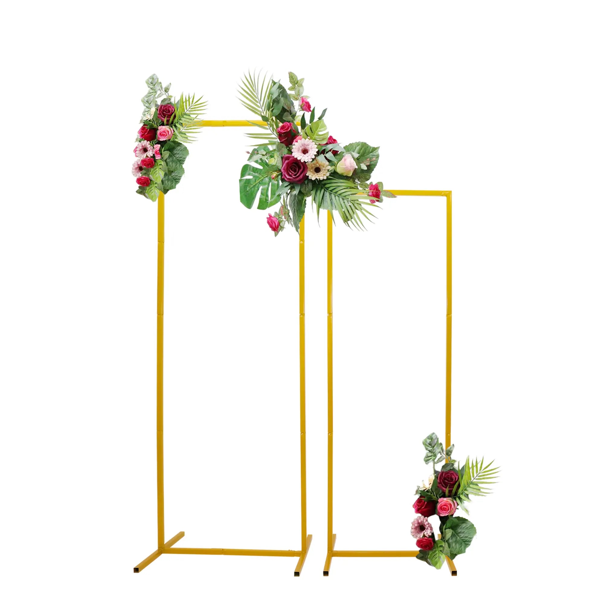 Wedding Arch Metal Iron Backdrop Stand Wedding Floral Decoration Props Birthday Party Balloon Arch Backdrop Stand  Shower