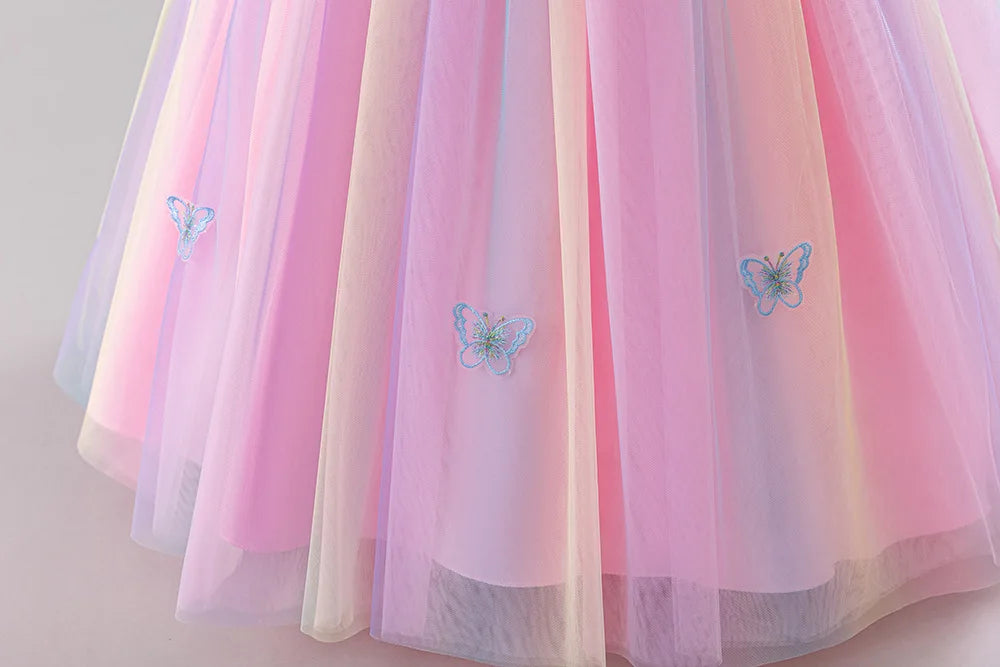 Girls Princess Dress - Fluffy Tulle Ball Gown for 1st Birthday/Wedding/Pageant | Flower Girl Party Dress