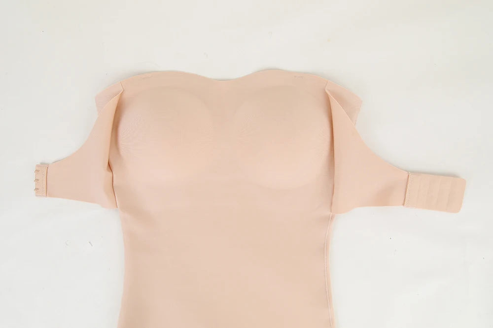 Strapless Thong Bodysuit for Women – Plus Size Tummy Control Shapewear