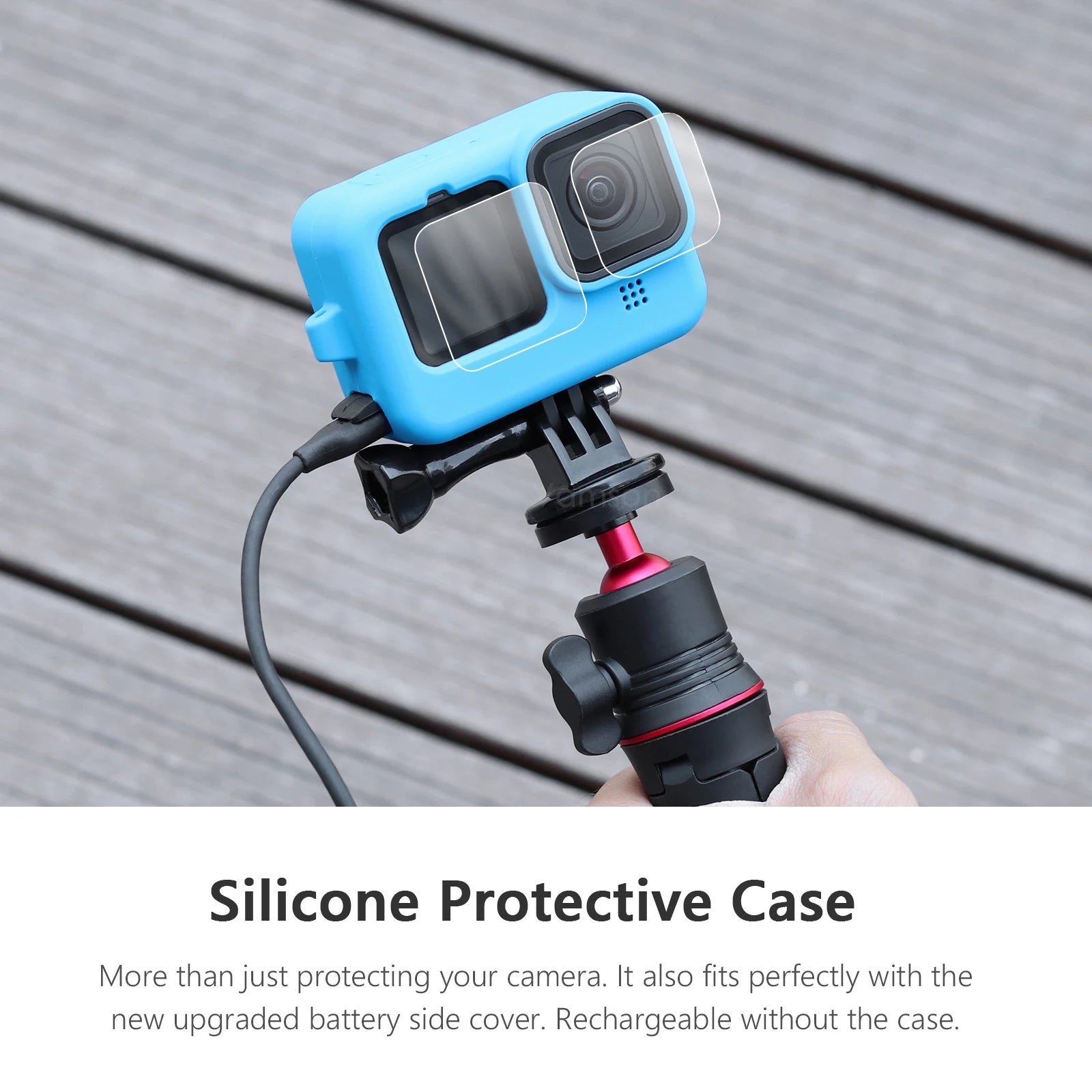 for Gopro Hero 12 11 10 9 Black Tempered Glass Screen Protector Lens Protective Film for Go pro 10 Camera Accessories