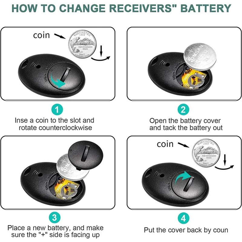 Wireless Key Finder Anti-Lost Alarm Mini Tracking Device Pet Wallet Locator Remote Control