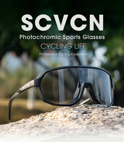 Photochromic Cycling Glasses Outdoor Sports Sunglasses Men MTB Cycling Sunglasses Women Road Bike Glasses UV400 Bicycle Glasses