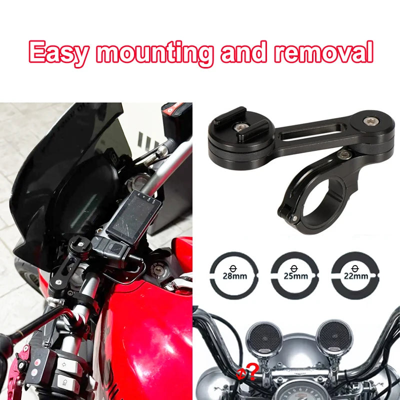Motorcycle Navigation Holder Support Phone Connect Stand Phone 22mm 25mm 28mm Handlebar Bracket Without Phone Adapter