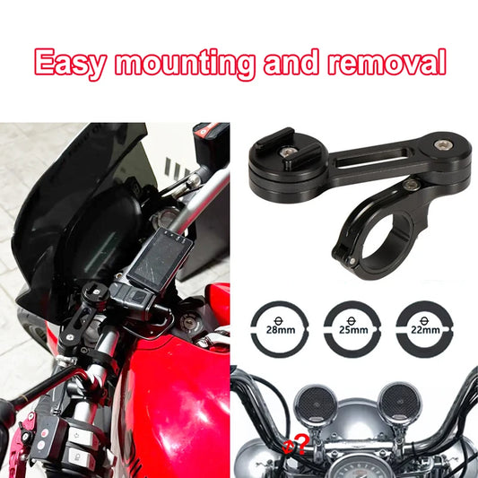 Motorcycle Navigation Holder Support Phone Connect Stand Phone 22mm 25mm 28mm Handlebar Bracket Without Phone Adapter