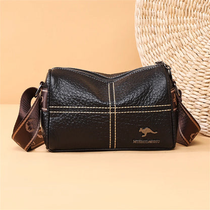 Lichee Pattern Genuine Leather Crossbody Bag For Women Luxury Handbag High Quality Shoulder bags Ladies Messenger Bag