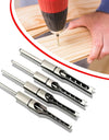 HSS Square hole drill Woodworking Drill Tools Auger Mortising Chisel Drill Set DIY Furniture Square Woodworking drill