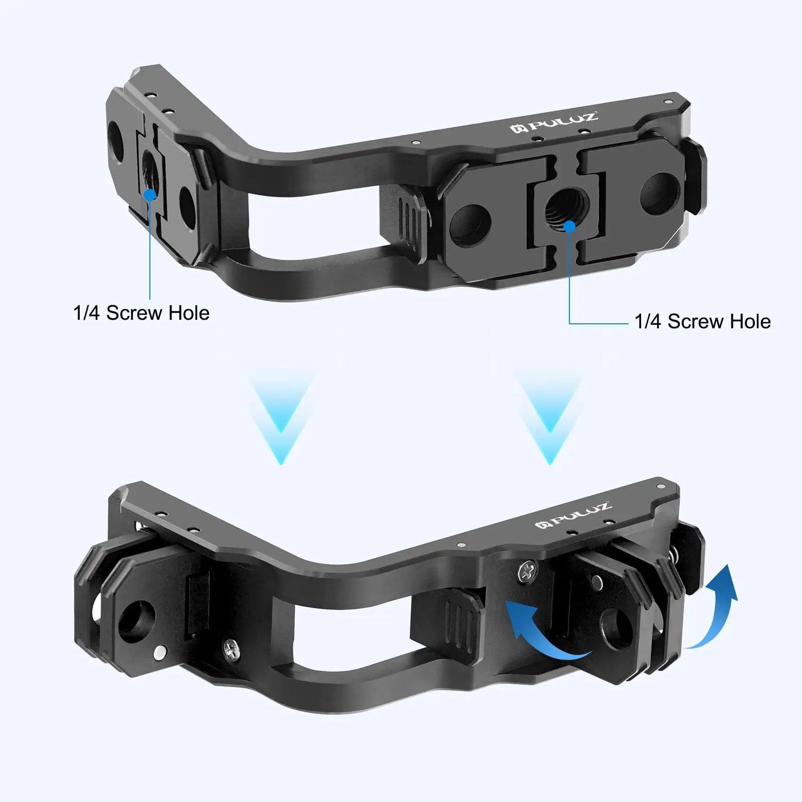 Vertical Horizontal Shooting Quick Release Metal ic L Bracket for DJI Osmo Action 5 Pro / 4 Sport Camera Accessories