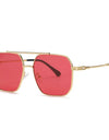 Men Square Sunglasses for Summer Stylish Gradient Lenses Hip-Hop Street Sports Glasses