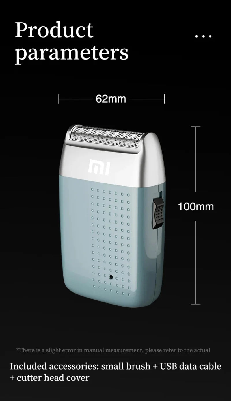 Xiaomi Electric Shaver For Men Beard Trimmer Shaver Portable Hair Clipper Rechargeable Shaving Beard Machine