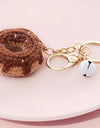 5 Pcs Handmade Weaving Keychain Wool Crochet Unique Knitted Pendant Keyring Strawberry Watermelon Orange Pendant Key Chain Gifts