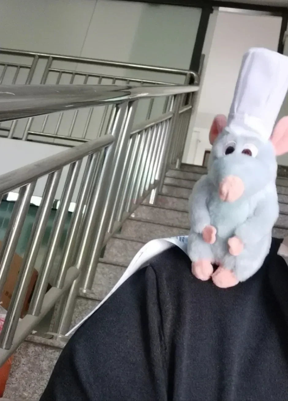 16cm Store Ratatouille Chef Remy Magnetic Shoulder Plush Toy Gifts Kawaii Plush Stuff Toys For Friends Birthday Gift