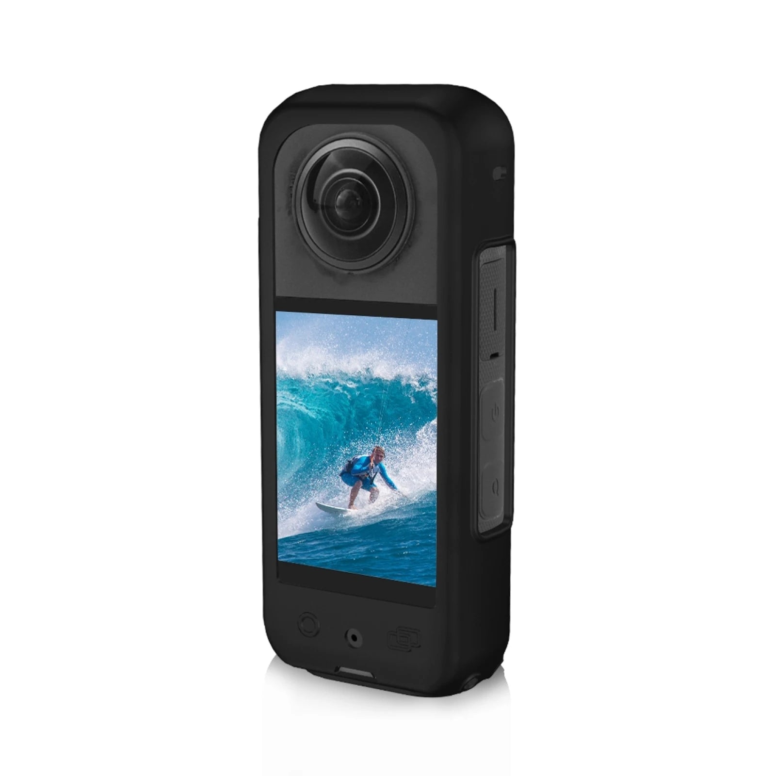 for Insta360 X3 Silicone Case Protective Cover with Hand Strap