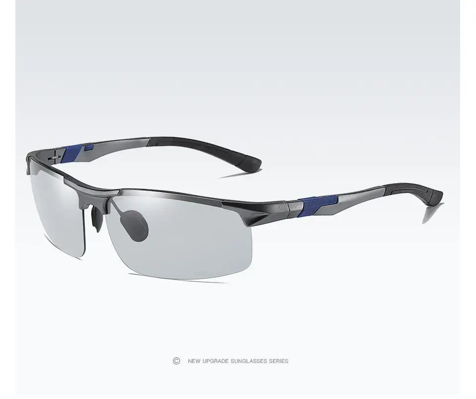 Aluminum Photochromic Polarized UV400 Day Night Driving Sunglasses for Men Women
