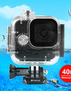 40m for GoPro Hero11 Black Mini Waterproof Housing Protective Case with Buckle Basic Mount & Screw