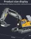 RC Remote Control Toys Cars Excavator Bulldozer Dump Truck 2.4G High Tech Vehicle Engineering Cars Model For Boys Birthday Gifts