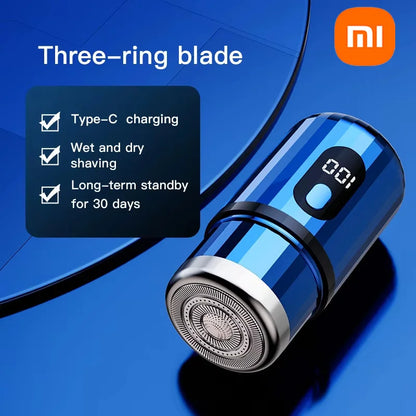 Xiaomi Mini Electric Shaver USB-C Rechargeable Shaver Waterproof Portable Shaver Powerful Travel Home Use Cordless Shaver