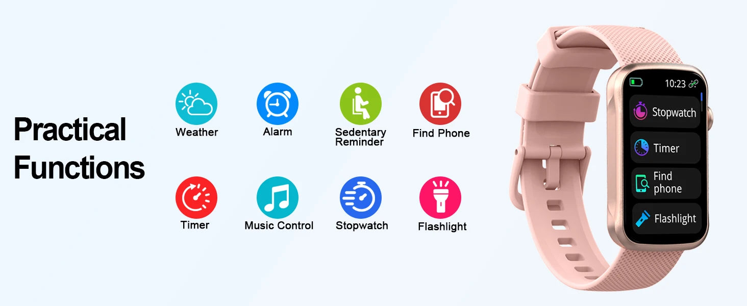 Multifunction Smart Watch Men Women Smartwatches Fitness Bracelet Sleep Monitor Waterproof T31 Smartwatch