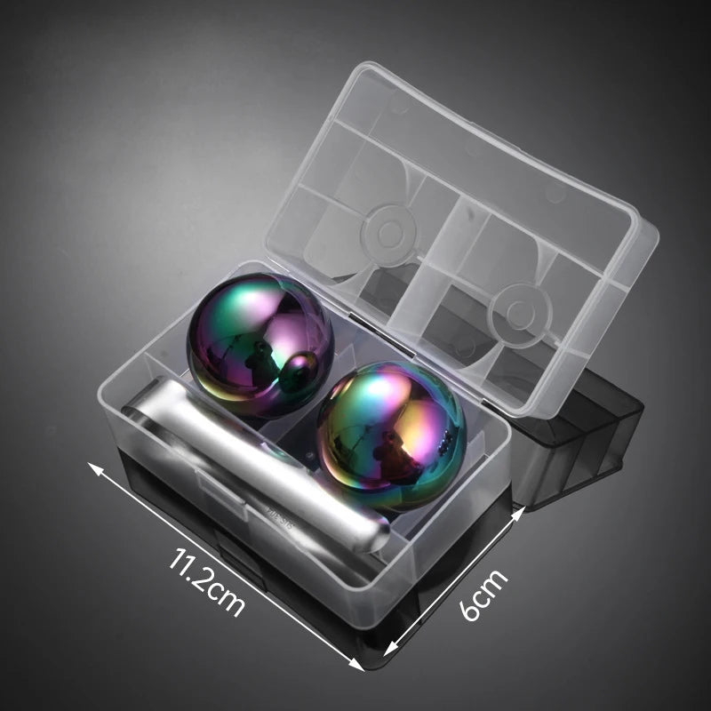 2pcs Large Whiskey Stones Round Stainless Steel Ice Ball Reusable Drink Cooler for Beer Wine Coffee Food Grade Bar Accessories