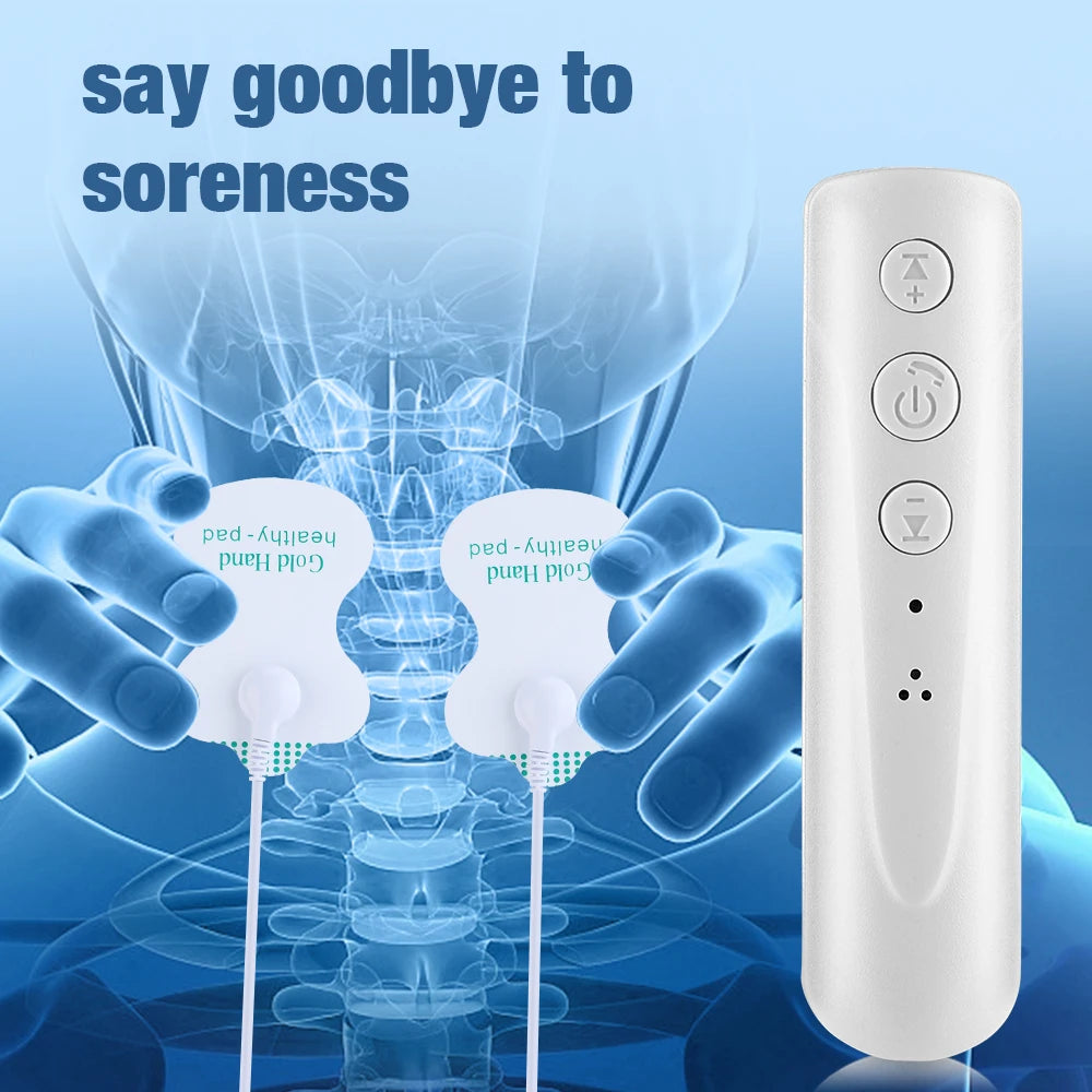 Small Electric Pulse Massage Instrument Household Portable Massage Device Clip-on Physiotherapy Massager USB Charging