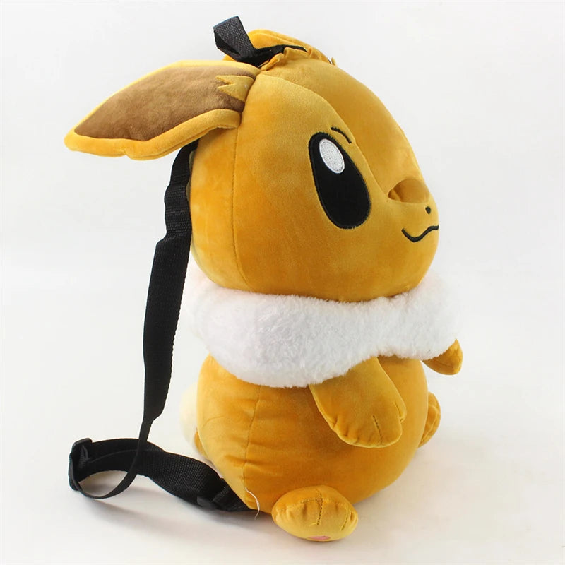 Kawaii Pokemon Plush Backpack Soft Cartoon Shoulder Bag