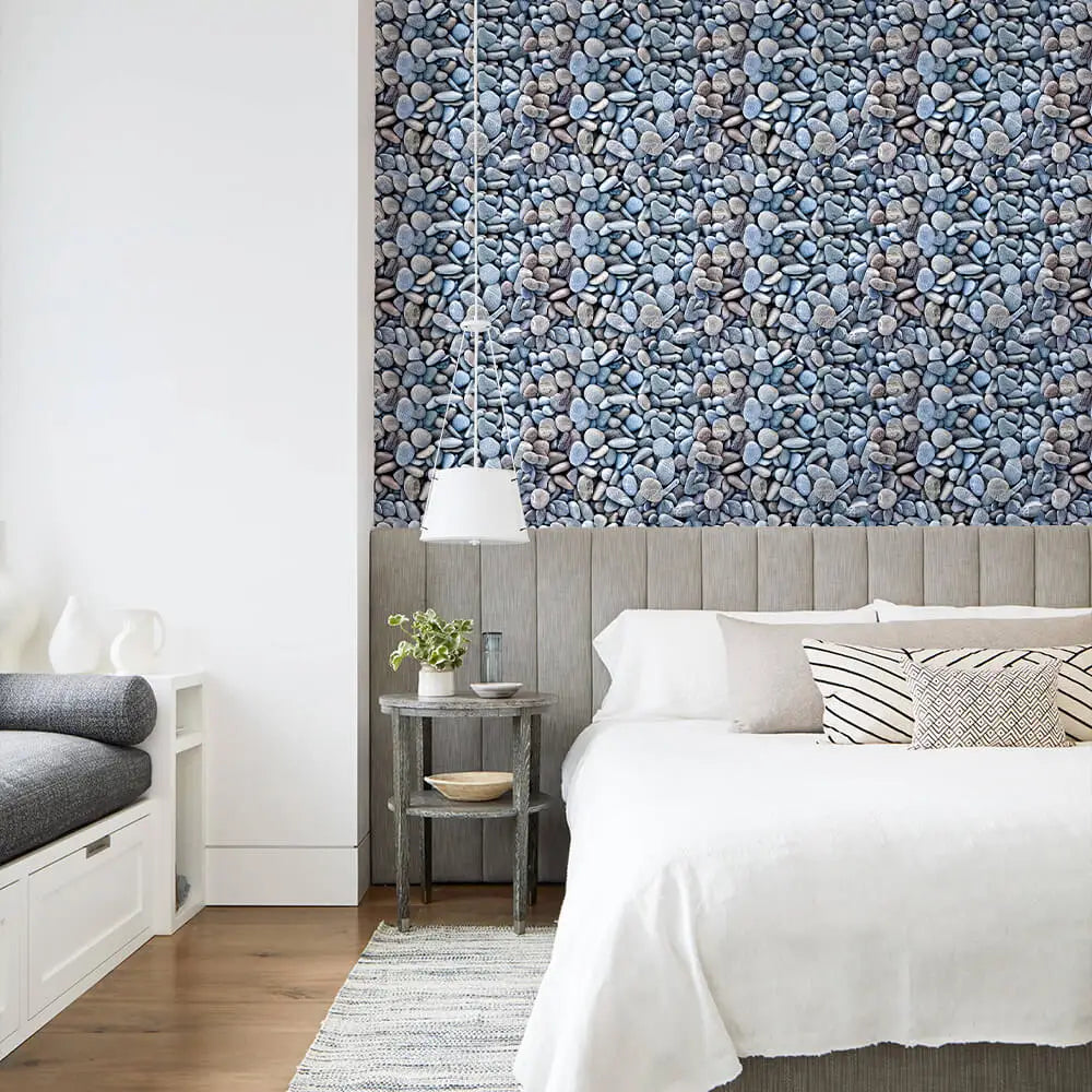 3D Wall Sticker Self-adhesive Faux Stone Wall Panel Peel and Stick Tile Backsplash for Kitchen Bathroom Waterproof Tile Sticker