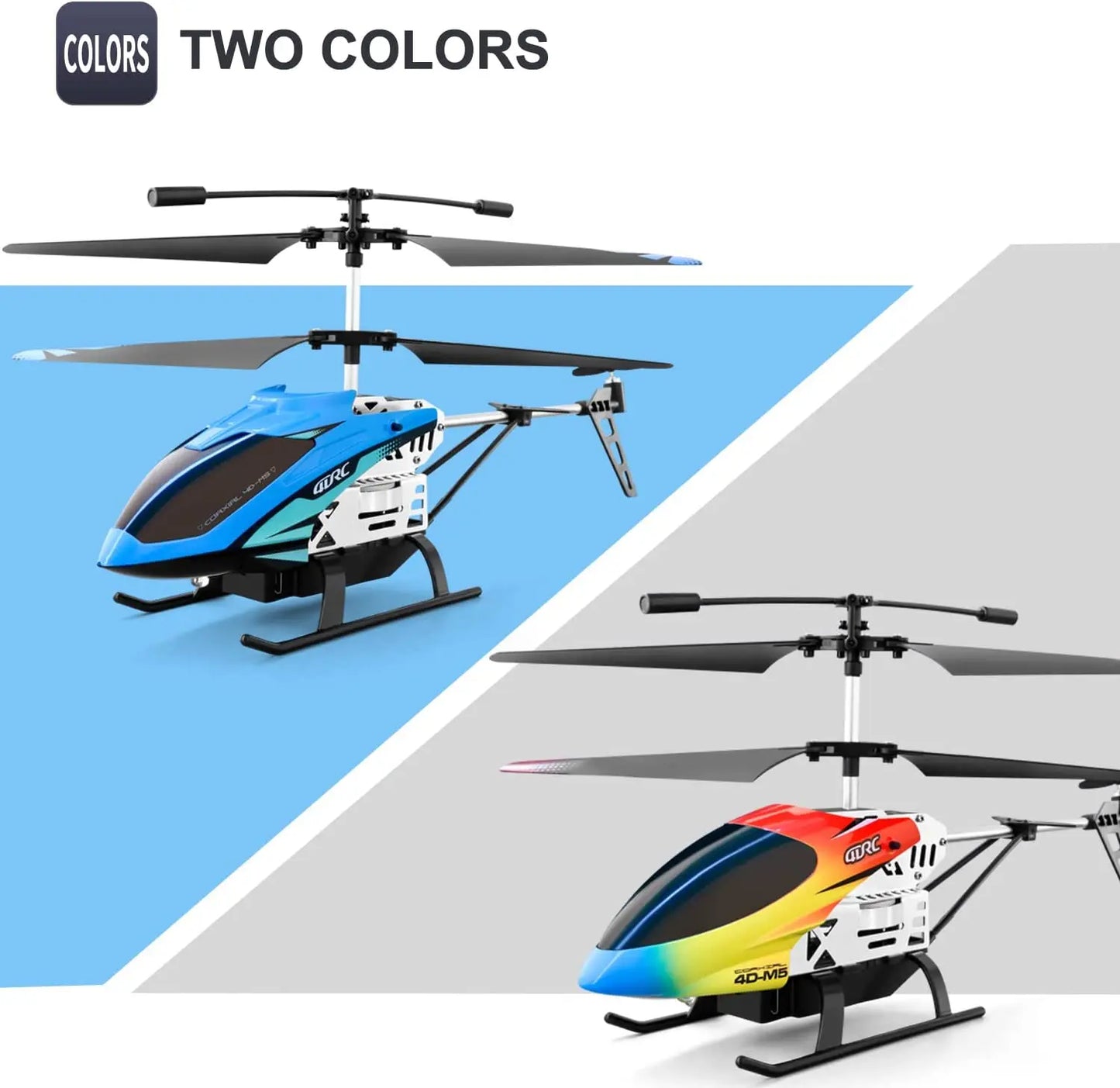 4DRC M5 Remote Control RC Helicopter with Gyro Altitude Hold Drone 3.5 Channel Aircraft Indoor Flying Toy Gift for Boys Girl