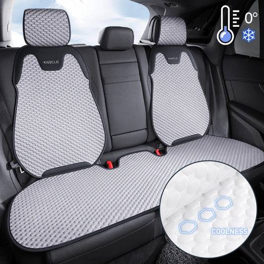 Universal Ice Silk Car Seat Covers Cooling Breathable Anti Slip Seat Cushion