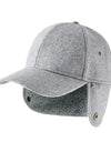 Mens Winter Fleece Hat Golf Cap Ear Protection Keep Warm Windproof Casual Visor for Cold Weather Travel Camping Outdoor Sports